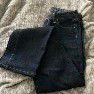 NWOT Paige Melrose Classic Rise Straight Leg